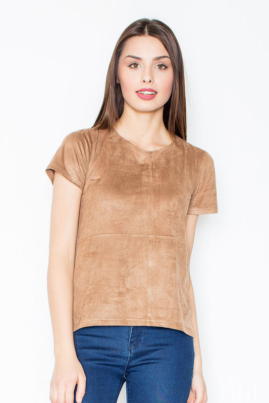   Bluzka Model M458 Brown - Figl 