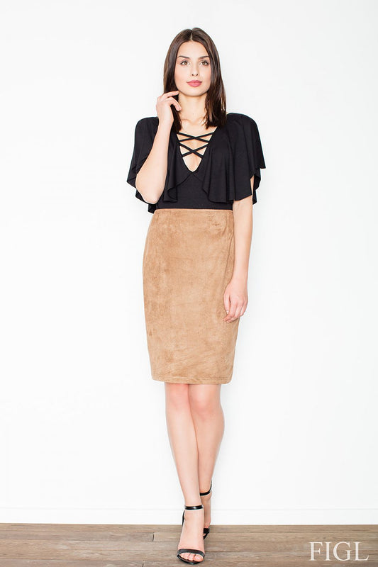  Spódnica Model M460 Brown - Figl 