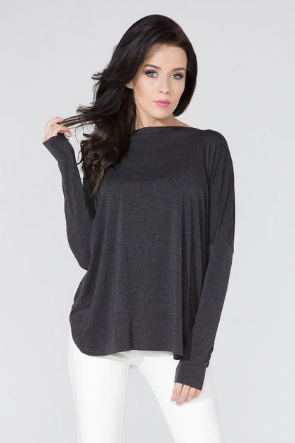   Bluzka Model T139 Dark Grey - Tessita 