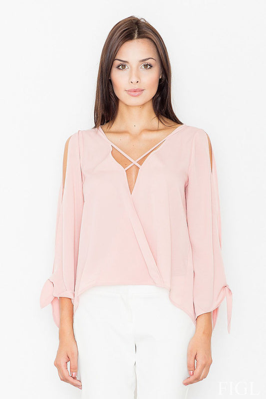   Bluzka Model M485 Pink - Figl 