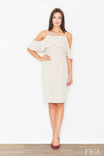  Sukienka Model M478 Beige - Figl 