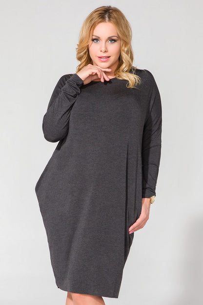  Sukienka Model PS6 Dark Grey - Tessita 