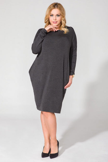  Sukienka Model PS6 Dark Grey - Tessita 