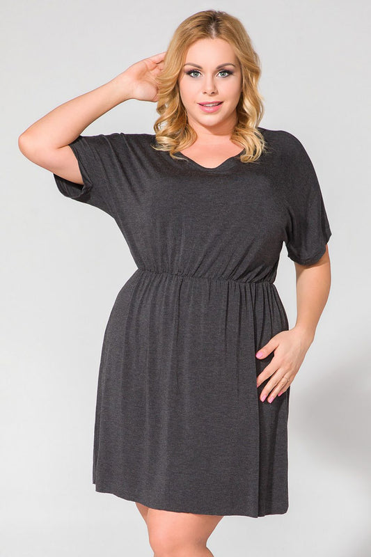  Sukienka Model PS5 Dark Grey - Tessita 