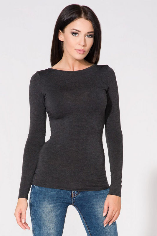   Bluzka Model T149 Dark Grey - Tessita 