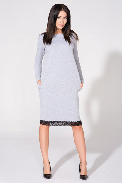  Sukienka Model T145 Light Grey - Tessita 