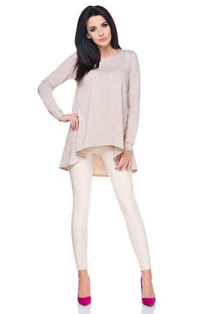   Tunika Model T174 Beige/Gold - Tessita 