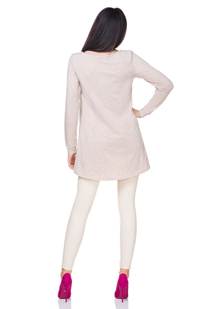   Tunika Model T174 Beige/Gold - Tessita 