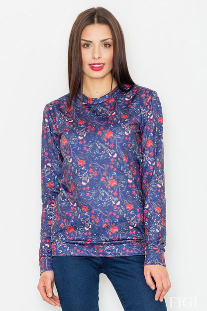  Bluza Damska Model M541 Wzór 58 Blue - Figl 