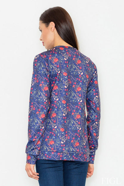   Bluza Damska Model M541 Wzór 58 Blue - Figl 
