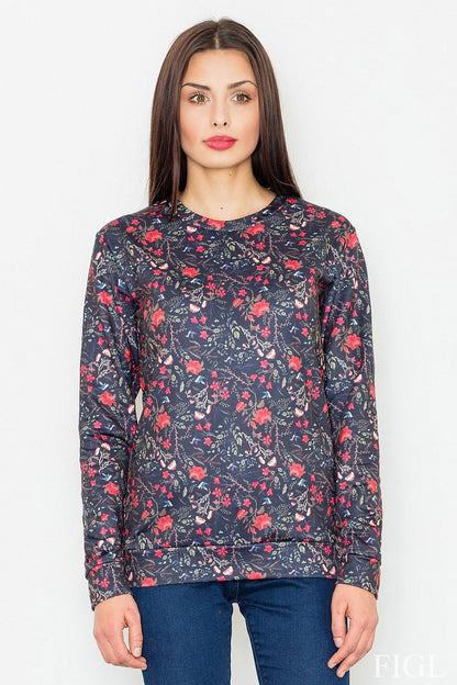   Bluza Damska Model M541 Wzór 59 Black - Figl 