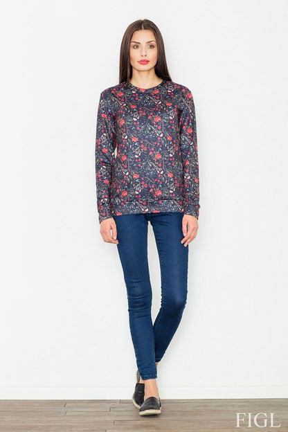   Bluza Damska Model M541 Wzór 59 Black - Figl 