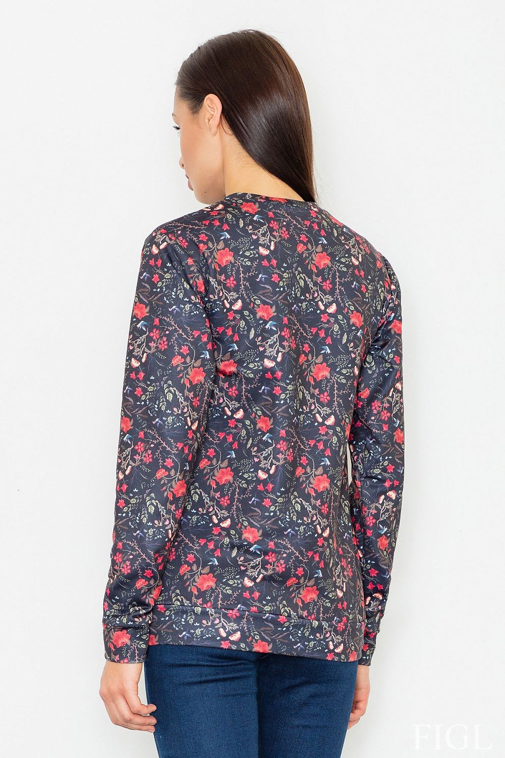   Bluza Damska Model M541 Wzór 59 Black - Figl 