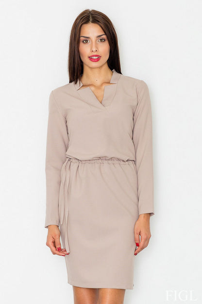  Sukienka Model M533 Beige - Figl 