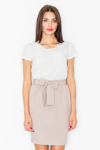  Spódnica Model M524 Beige - Figl 