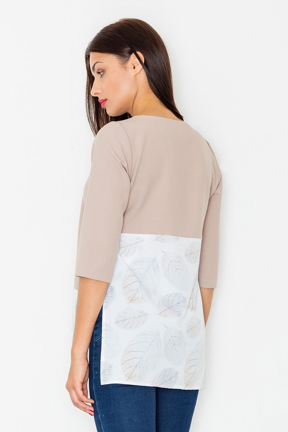   Bluzka Model M525 Beige - Figl 