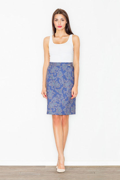  Spódnica Model M516 Wzór 32 Navy - Figl 