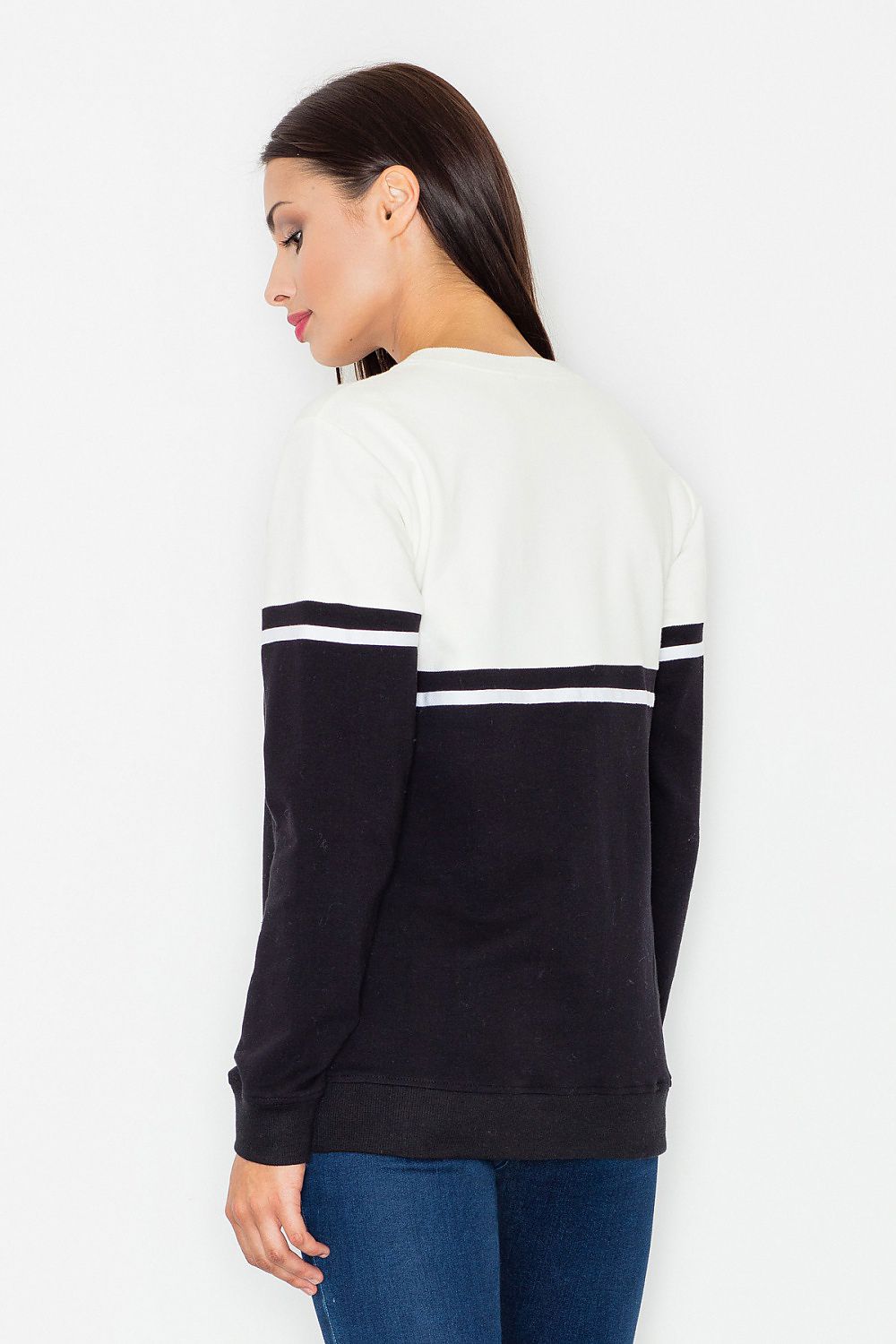  Bluza Damska Model M511 Black/Ecru - Figl 