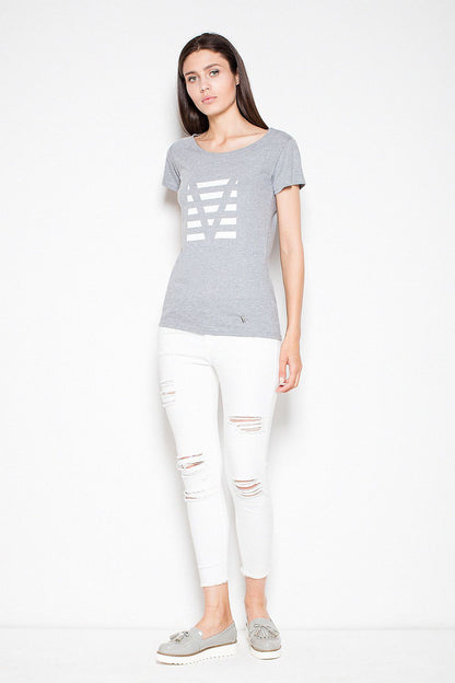   Bluzka Model VT083 Grey - Venaton 