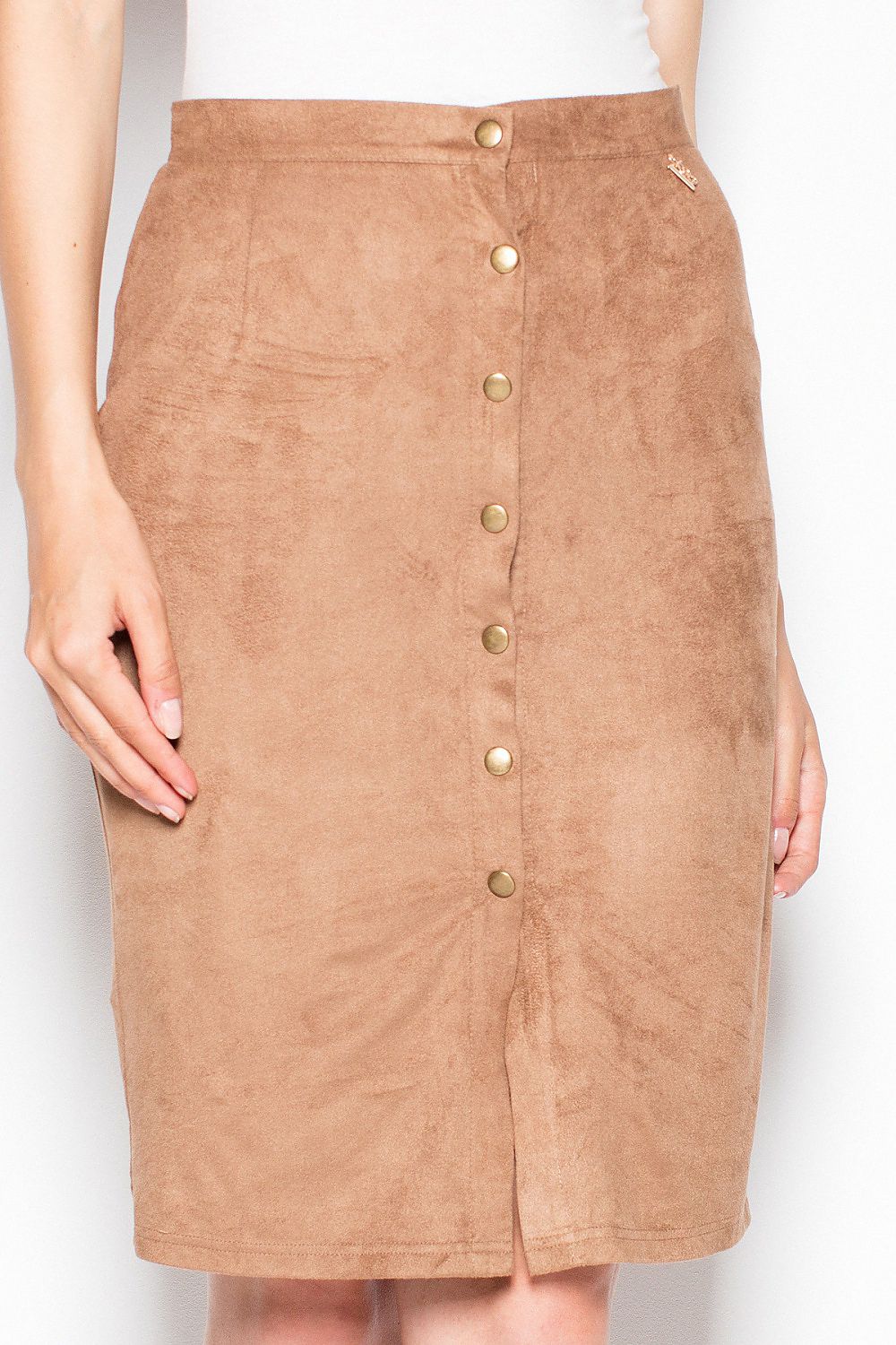  Spódnica Model VT049 Brown - Venaton 