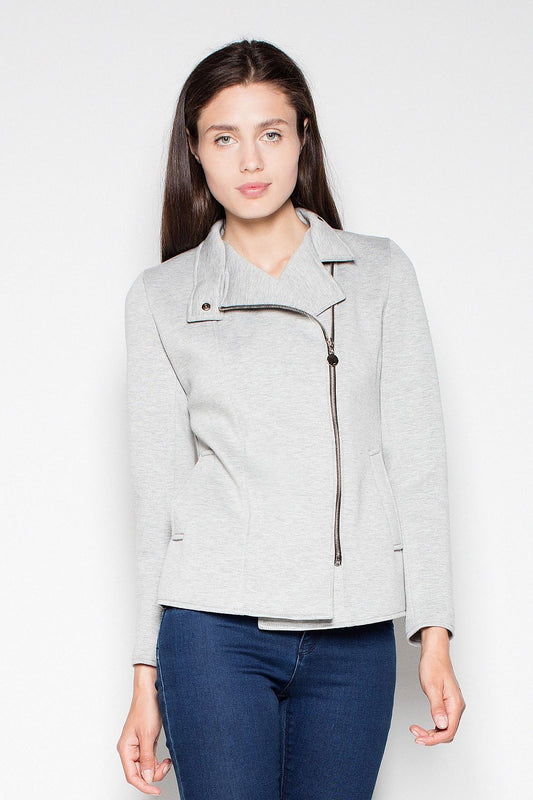   Kurtka Damska Model VT034 Light Grey - Venaton 