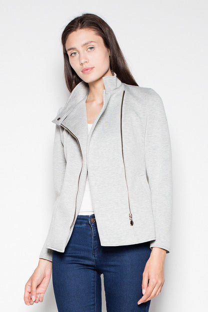   Kurtka Damska Model VT034 Light Grey - Venaton 
