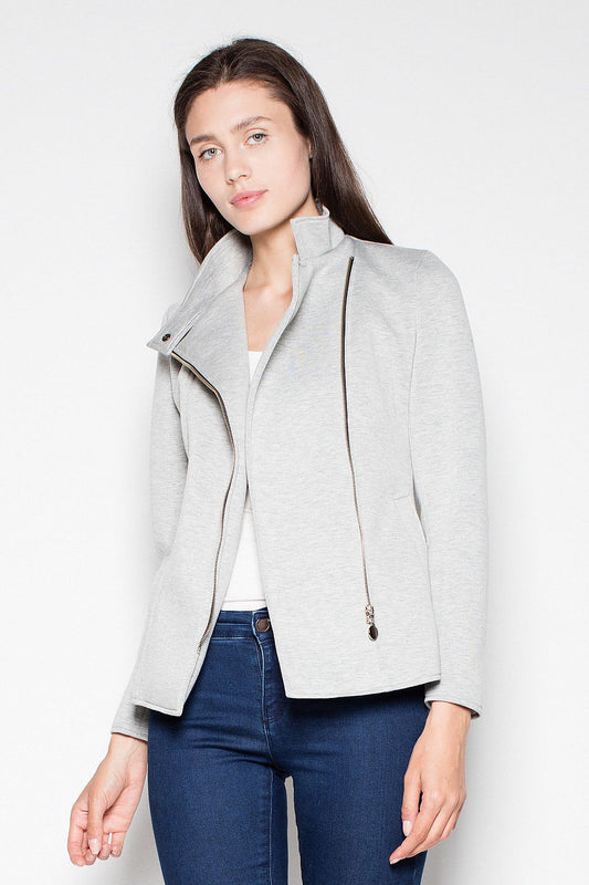   Kurtka Damska Model VT034 Light Grey - Venaton 