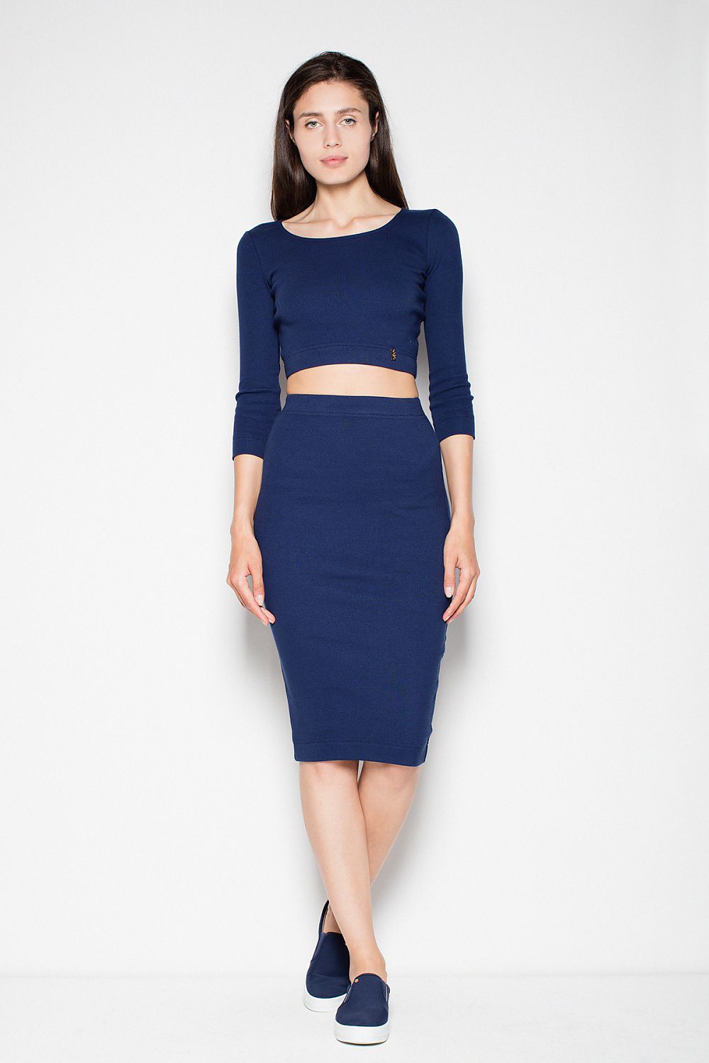  Spódnica Komplet Model VT032 Navy - Venaton 