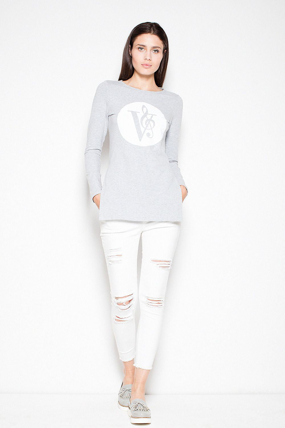   Bluza Damska Model VT014 Grey - Venaton 