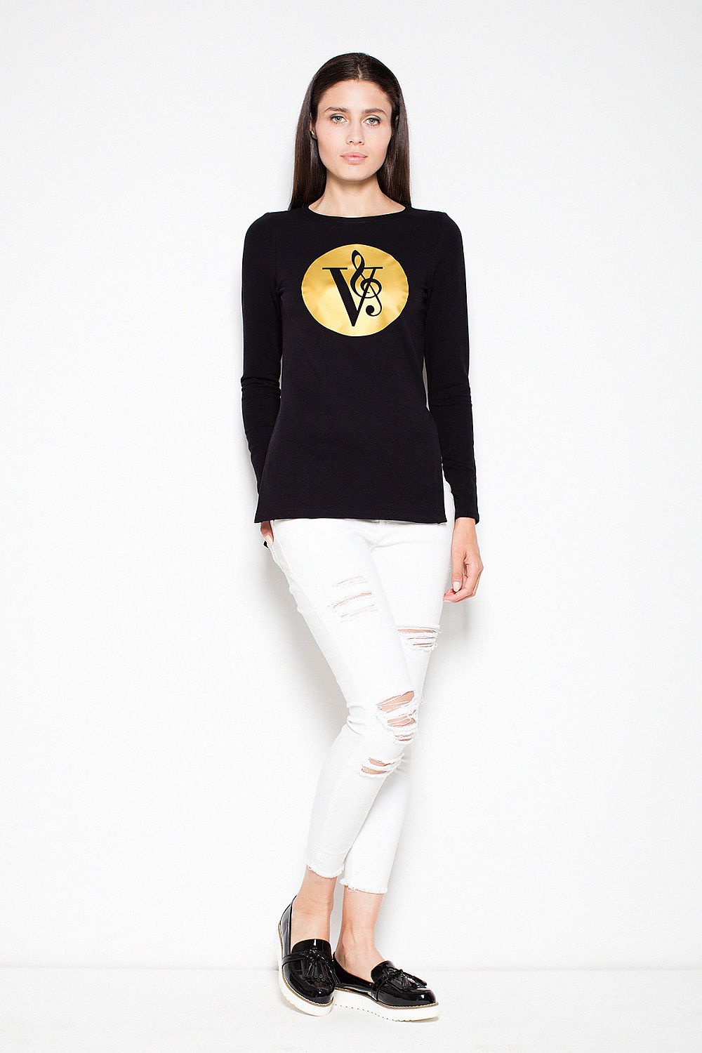   Bluza Damska Model VT014 Black - Venaton 