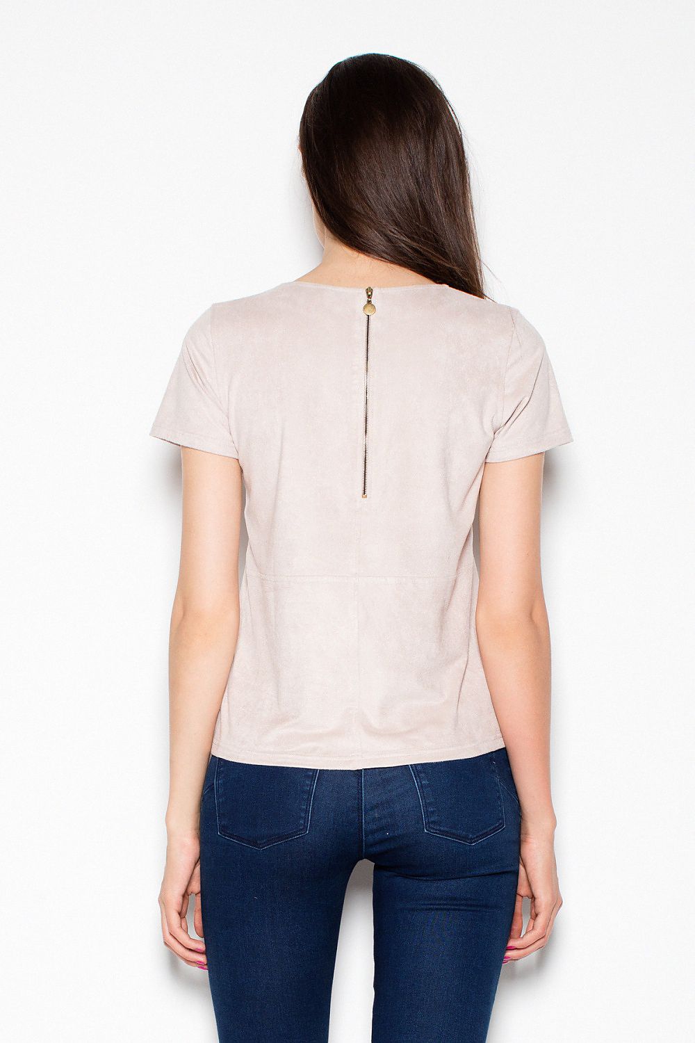   Bluzka Model VT003 Beige - Venaton 