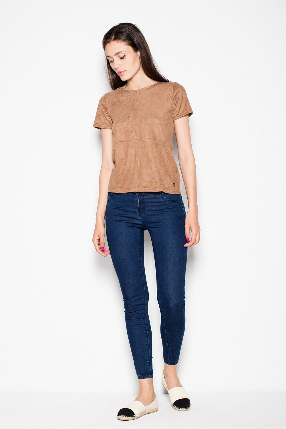   Bluzka Model VT003 Brown - Venaton 