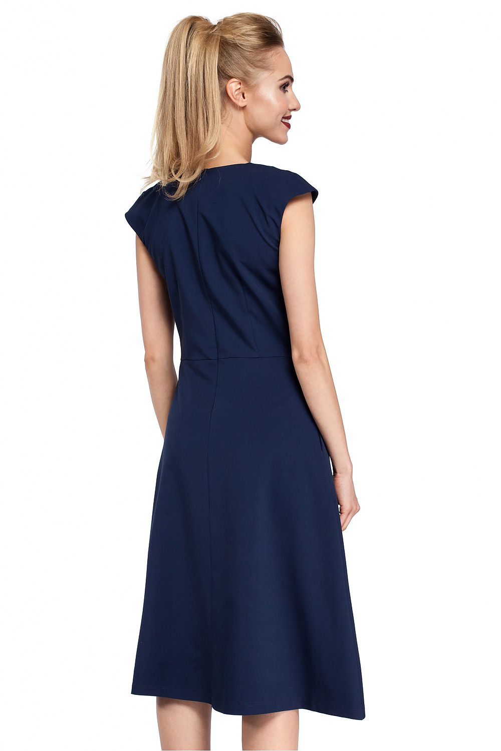  Sukienka Model MOE296 Navy - Moe 