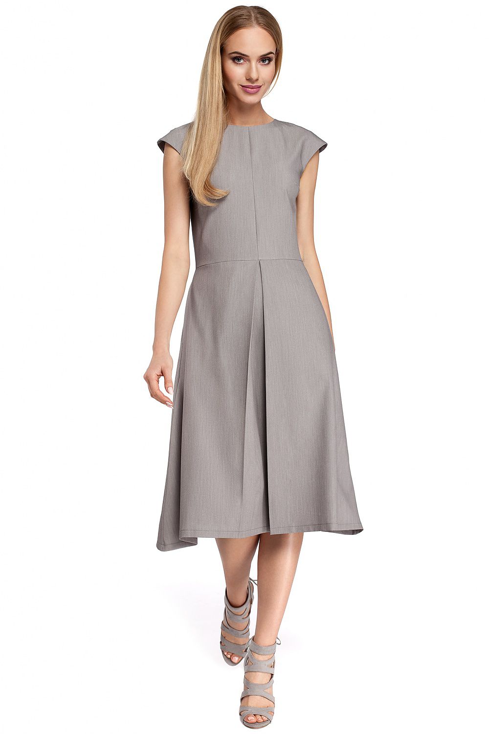  Sukienka Model MOE296 Grey - Moe 