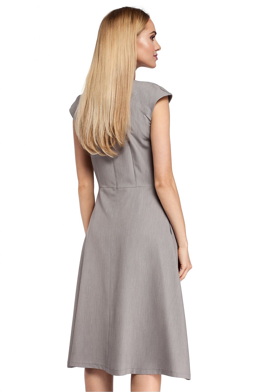  Sukienka Model MOE296 Grey - Moe 