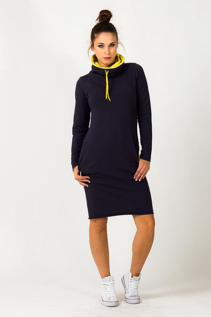  Sukienka model Kaja Navy/Yellow - Tessita 