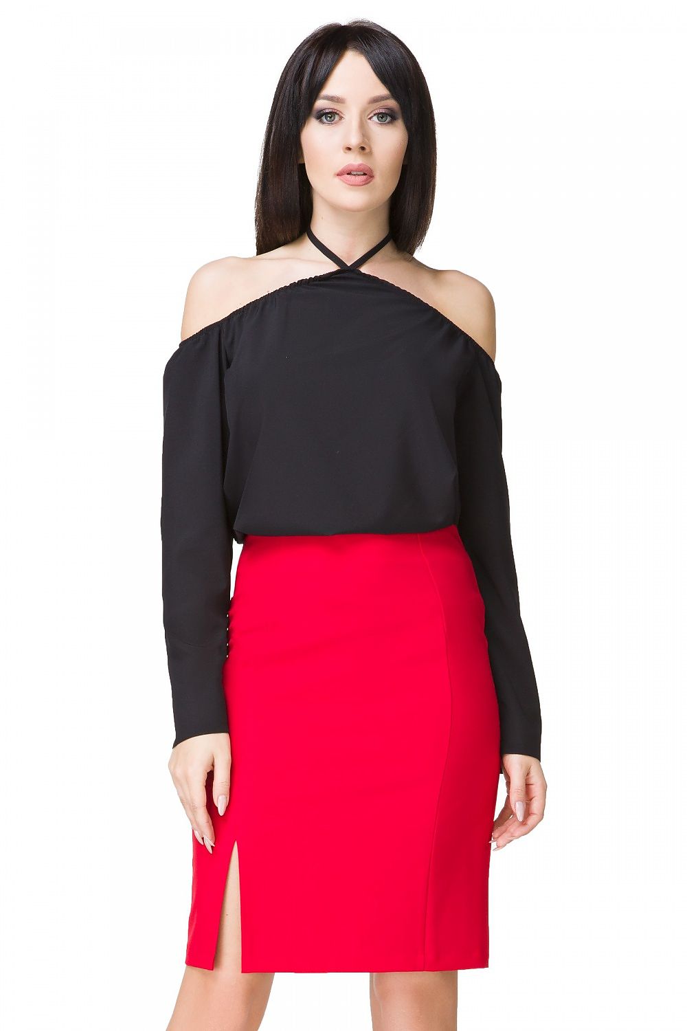   Bluzka model T199/1 Black - Tessita 