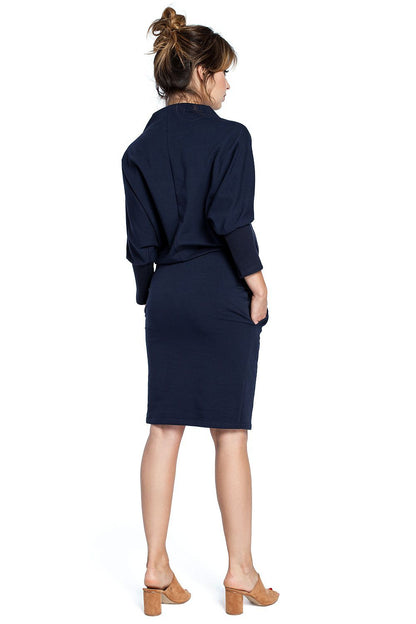  Sukienka Model B032 Navy - BeWear 
