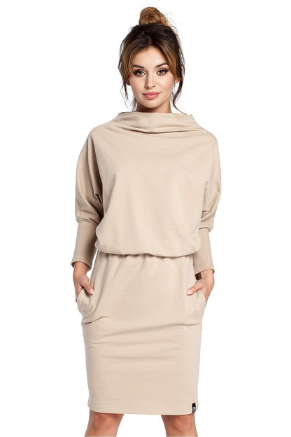  Sukienka Model B032 Beige - BeWear 