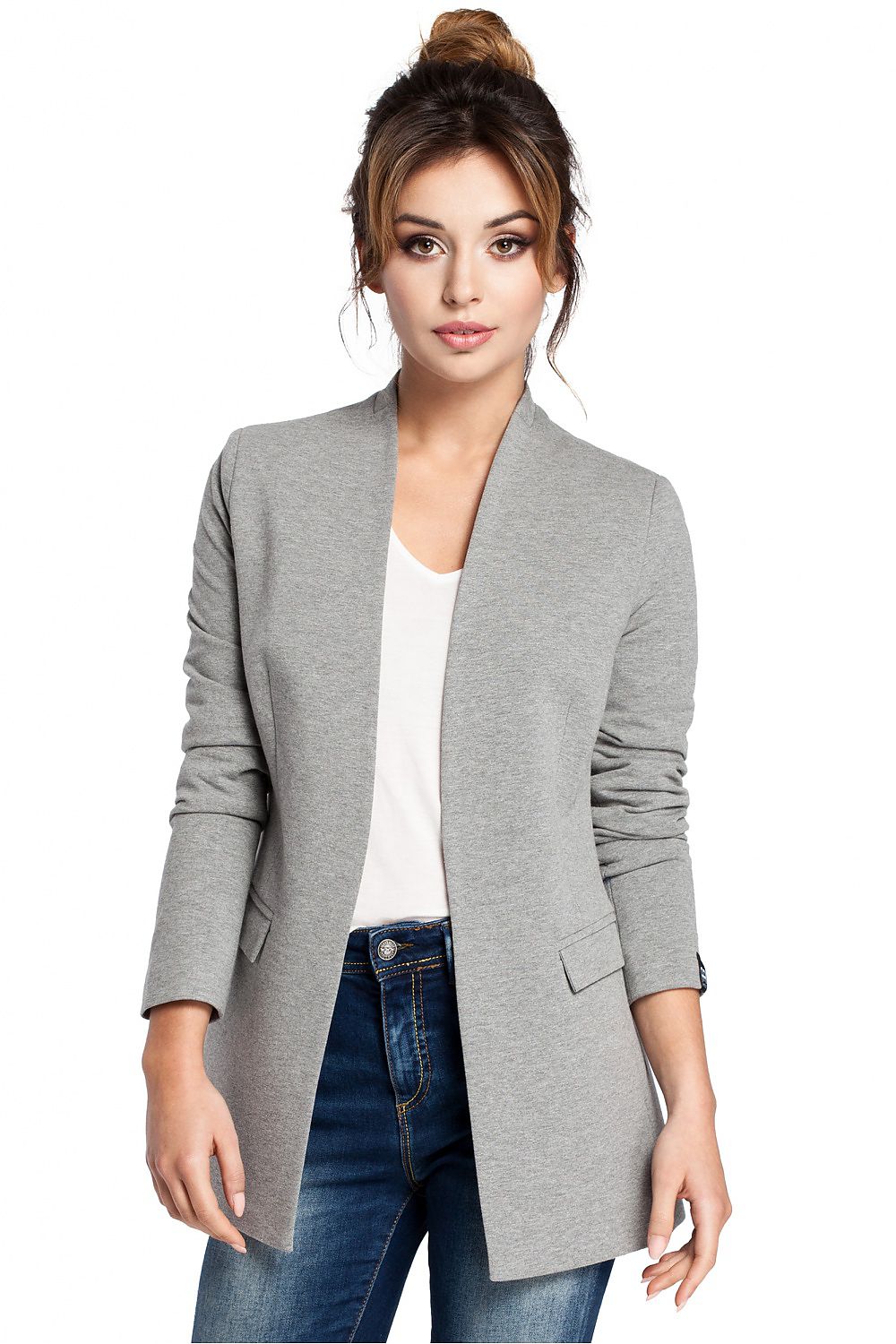   Żakiet Model B030 Grey - BeWear 