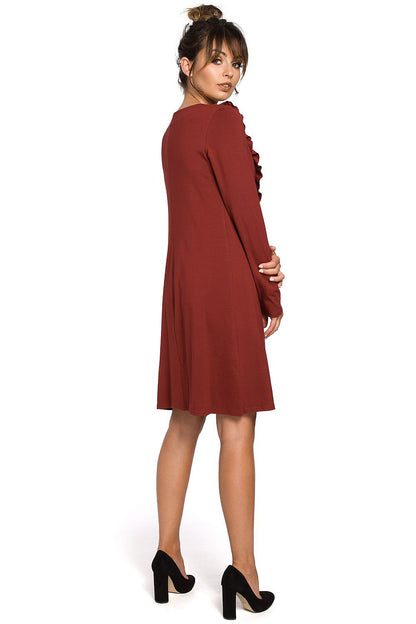  Sukienka Model B053 Bordo - BeWear 