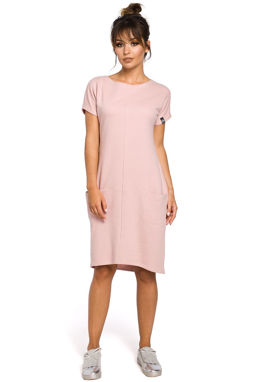  Sukienka Model B050 Powder Pink - BeWear 