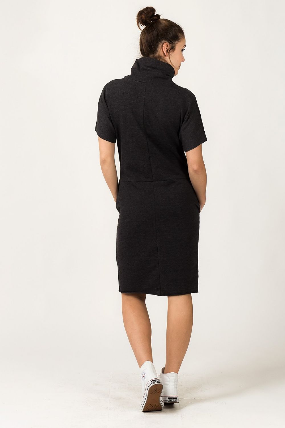  Sukienka Model Irmina 3 Dark Grey - Tessita 