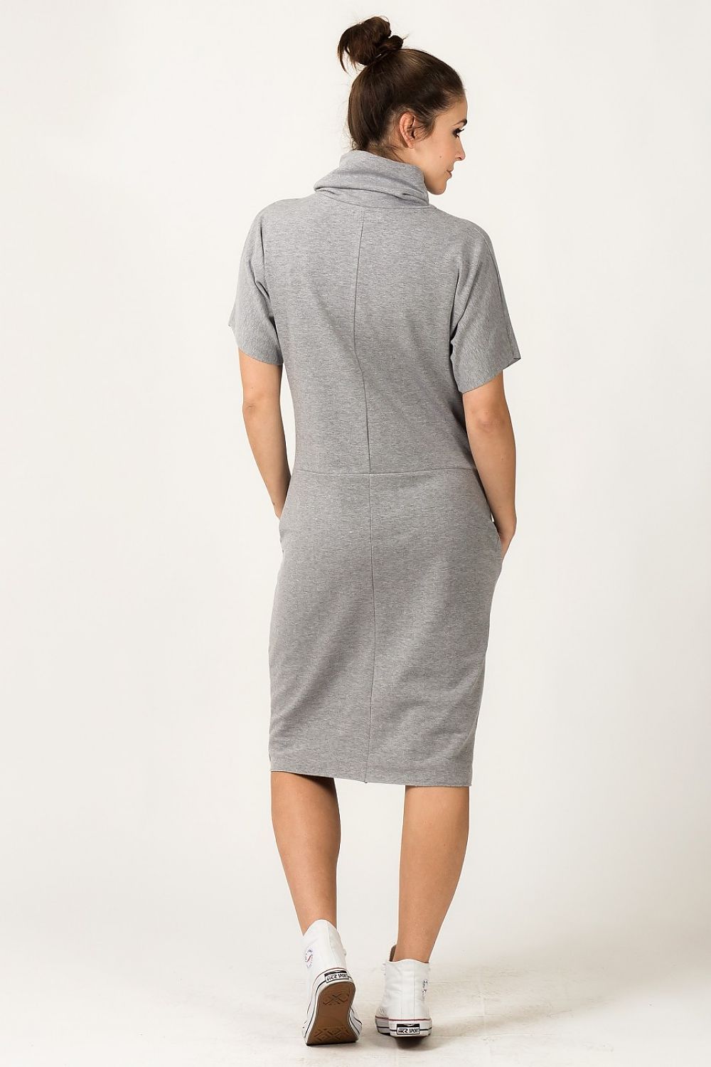 Sukienka Model Irmina 2 Light Grey - Tessita 
