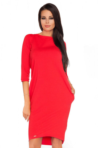  Sukienka Model Halina 6 Red - Tessita 