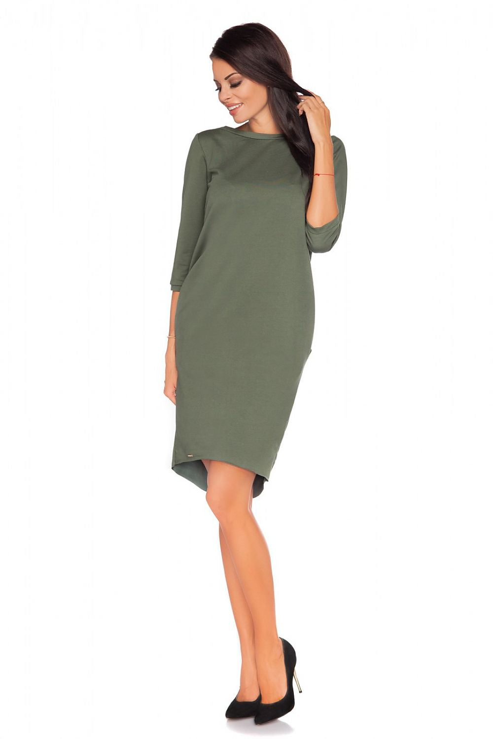  Sukienka Model Halina 5 Green - Tessita 