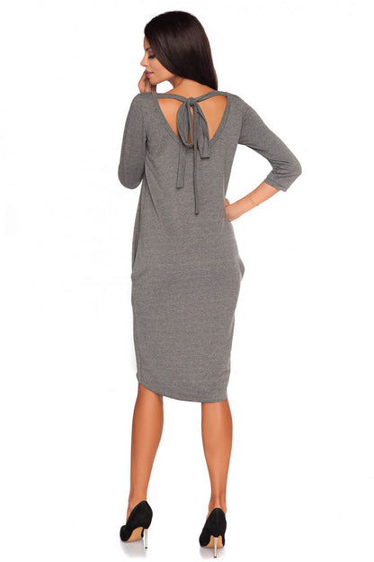  Sukienka Model Halina 4 Grey - Tessita 