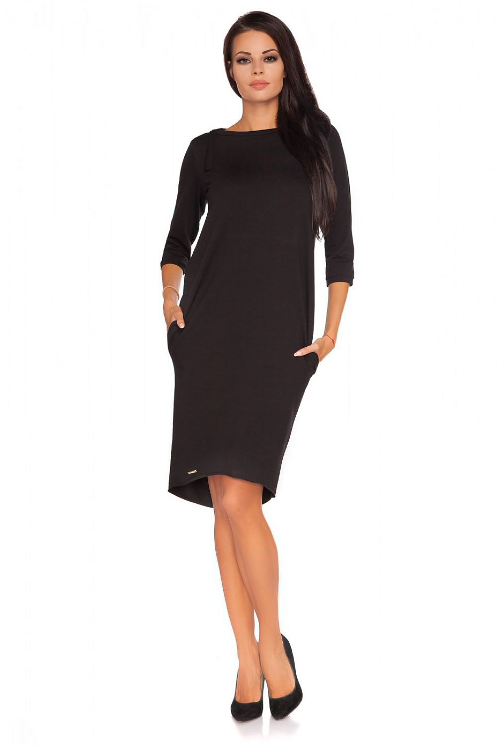  Sukienka Model Halina 1 Black - Tessita 