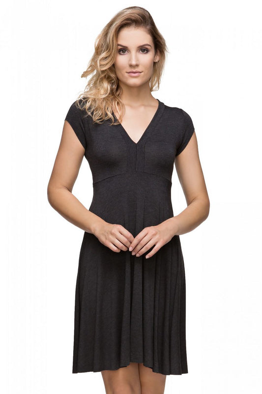  Sukienka Model T146/1 Bis Dark Grey - Tessita 