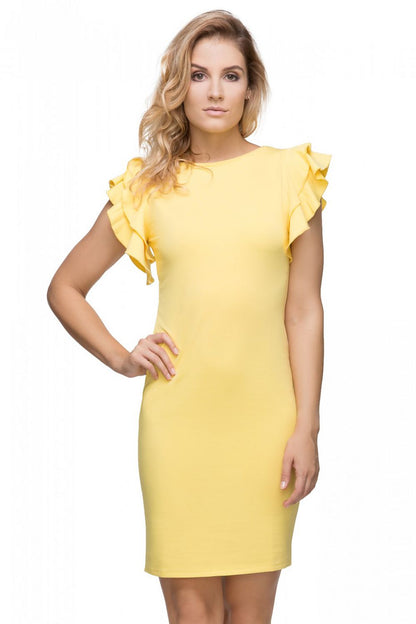  Sukienka Model T165/6 Yellow - Tessita 
